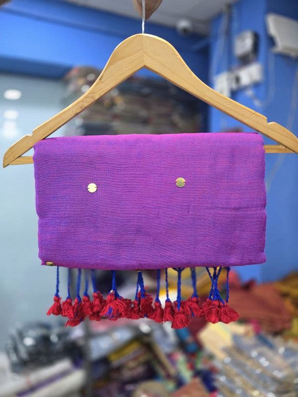 Monalisa Khadi Cotton Mirror Work Saree with Running Blouse image 18